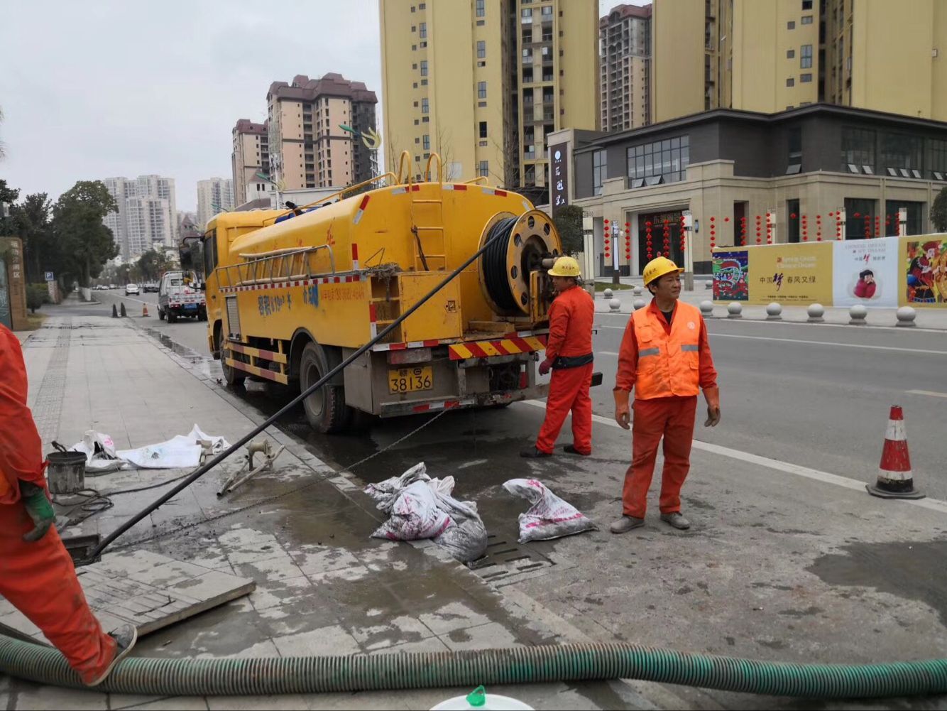 马边排污管道清淤-管道清洗